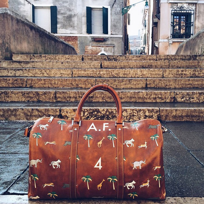 GRAILED on X: Custom Louis Vuitton luggage for Wes Anderson's