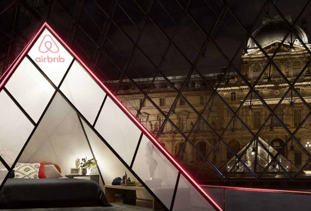 Airbnb sleepover at the Louvre